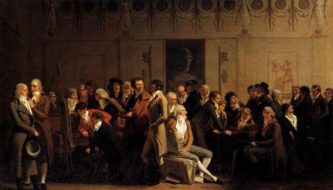 Louis Leopold  Boilly Meeting of Artists in Isabey-s Studio